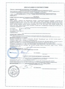 Декларация ААБл, АСБл - 6,10кВ. Москабель