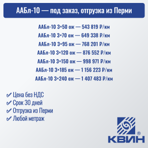 ААБл-10 — под заказ, отгрузка из Перми