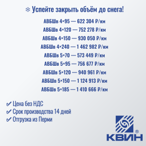 АВБШВ мн - успейте закрыть объём до снега!