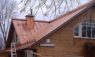 Фальцевая панель Falz Lock (0.338 м) из МЕДИ