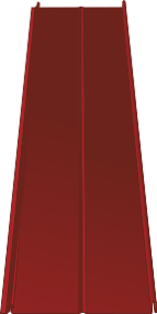 Фальцевая панель Falz Lock (0.338 м) из МЕДИ