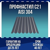 Профнастил С21 AISI 304 0,5мм