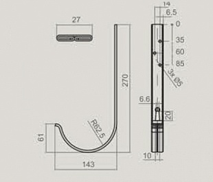 Кронштейн желоба OSNO