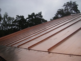 Фальцевая панель Falz Lock (0.338 м) из МЕДИ