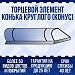 Торцевой элемент конька круглого с конусной заглушкой (длина 400мм)