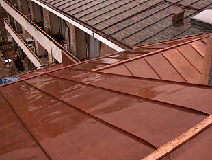 Фальцевая панель Falz Lock (0.338 м) из МЕДИ