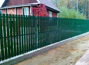 Штакетник металлический шириной 85 мм